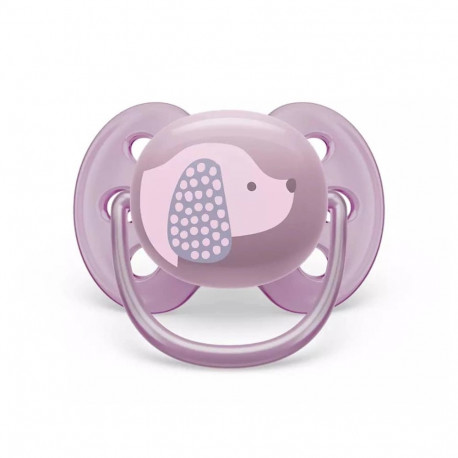 Philips AVENT beebilutt SCF092/05 eriti pehme, ortodontiline, silikoonist, roosa