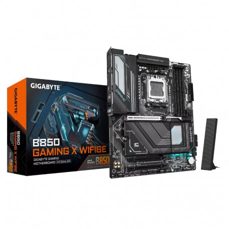 GIGABYTE B850 GAMING X WIFI6E Motherboard - AMD Ryzen 9000 Series CPUs  12+2+2 Phases Digital VRM  u