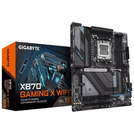 GIGABYTE X870 GAMING X WIFI7 Motherboard - Supports AMD Ryzen 9000 CPUs  16+2+2 phases VRM  up to 80