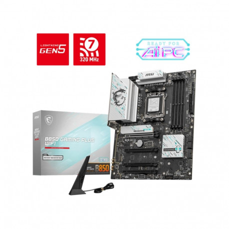 MSI emaplaat B850 GAMING PLUS WIFI AMD B850 Socket AM5 ATX