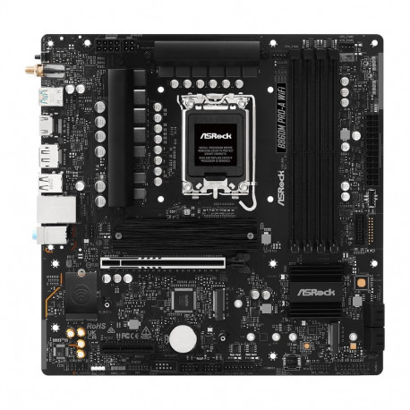 ASRock emaplaat B860M Pro-A WiFi Intel B860 LGA 1851 (Socket V1) micro ATX