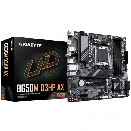 GIGABYTE B650M D3HP AX Motherboard - AMD Ryzen 9000 Series CPUs  5+2+2 Phases VRM  up to 8000MHz DDR