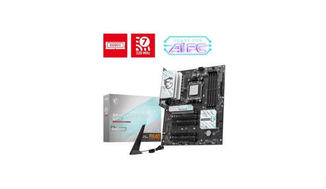 MSI emaplaat B840 GAMING PLUS WIFI AMD B840 Socket AM5 ATX