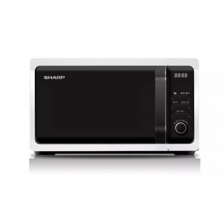Sharp Home Appliances mikrolaineahi R-243W soolo lauapealne 20L 800W, valge