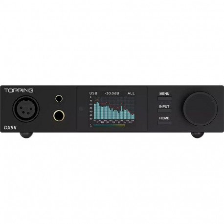 DAC Converter - TOPPING DX5 II BK USB Bluetooth 5.1 4.4 mm 6.35 mm Black