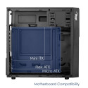 Computer Case - Akyga AK19BK | Black