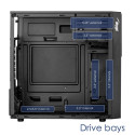 Computer Case - Akyga AK19BK | Black