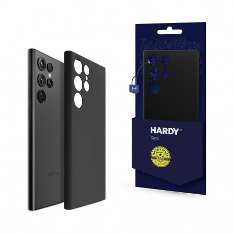 3mk ümbris Samsung Galaxy S25 Ultra Hardy Android silikoon MagCase, must