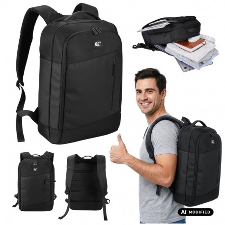 NanoRS sülearvuti seljakott RS204 B 15.6" 42x28.5x14 veekindel, must