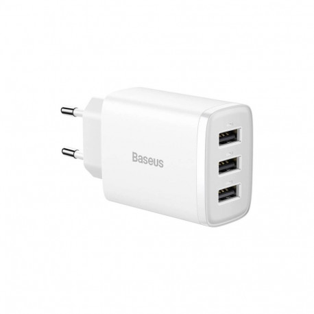 Baseus CCXJ020102 mobile device charger Universal White AC Indoor