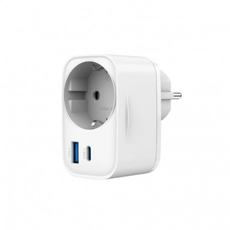 Gembird TA-ACPDQC20-01-W mobile device charger Universal White AC Fast charging Indoor