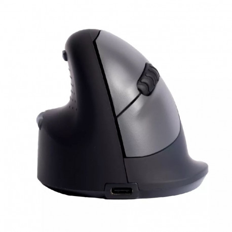 Mouse HE ergonomic mouse left Bluetooth large black/silve