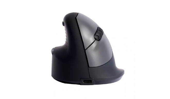 Mouse HE ergonomic mouse left Bluetooth large black/silve