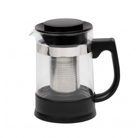 Resto Kitchenware teekann 90512 950ml, must, läbipaistev