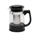 Resto Kitchenware teekann 90512 950ml, must, läbipaistev