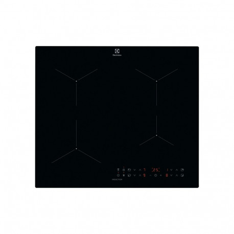 Electrolux LIL61434C Black Built-in 59 cm Zone induction hob 4 zone(s)
