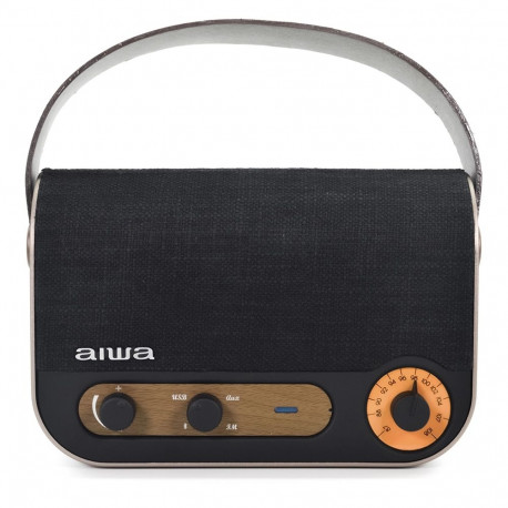 Aiwa RBTU-600 portable/party speaker Mono portable speaker Beige  Black 5 W