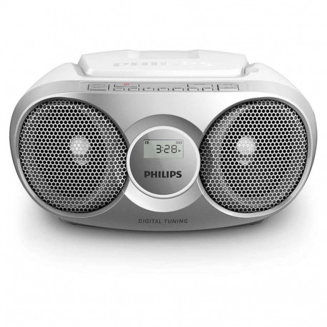 Philips kaasaskantav stereosüsteem AZ215S/12 3W FM, hõbedane