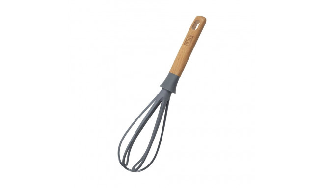 Resto Kitchenware vispel 94205 õhupallikujuline, pöökpuidust ja plastist, hall