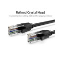 PATCH CABLE CAT.6 UTP/10M BLACK IBEBL VENTION