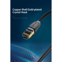 PATCH CABLE CAT.8 SFTP/0.5M BLACK IKABD VENTION