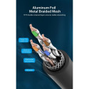 PATCH CABLE CAT.8 SFTP/10M BLACK IKABL VENTION