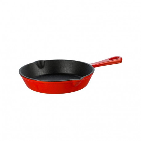 RED IRON CAST SKILLET 15.5 CM