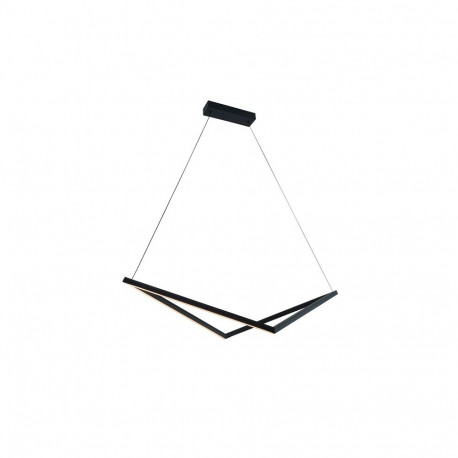 LUMINAIRE PENDANT 32W LED BLACK 1920LM