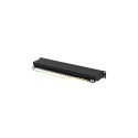 PATCH PANEL 24 PORT 1U 19" CAT.6A FTP WITH CABLE ORGANIZER SHIELDED BLACK LANBERG