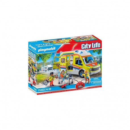 Playmobil City Life Rettungswagen mit Licht & Sound
