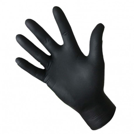 Rubber/nitrile powder S black 100 pcs BaltLine