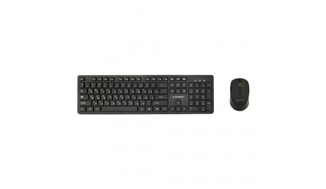 Gembird KBS-WCH-04-RU keyboard Mouse included Home RF Wireless Black
