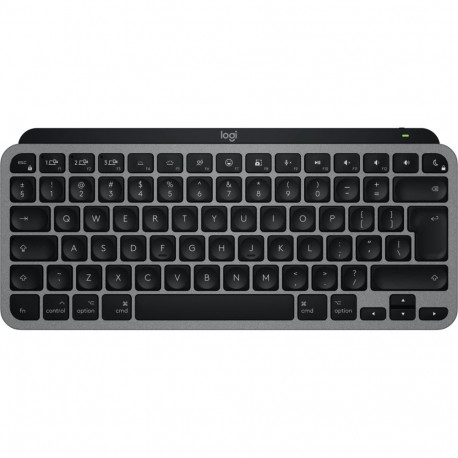 Logitech klaviatuur MX Keys Mini For Mac kodu/kontori Bluetooth QWERTY US International, must-hall