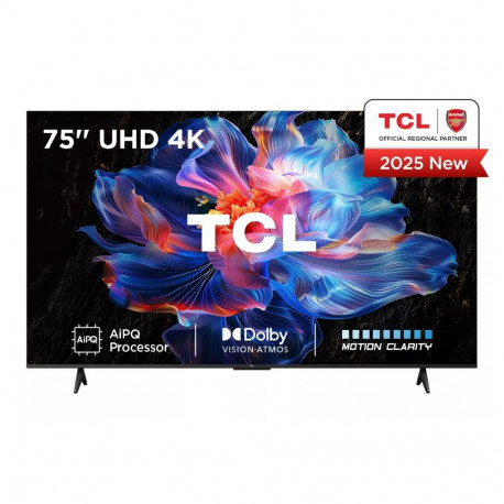 TCL teler V6C 75V6C 190.5cm (75") 4K Ultra HD nutiteler Wi-Fi 330cd/m², metallik