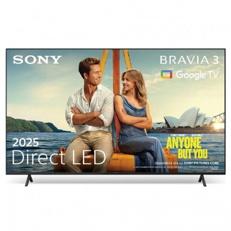 Sony nutiteler K-55S3 138.7cm (54.6") 4K Ultra HD Wi-Fi, must