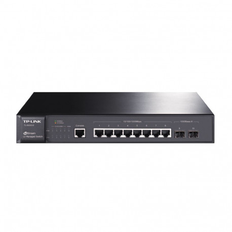 TP-Link JetStream 8-Port Gigabit L2 Managed Network Switch with 2 SFP Slots