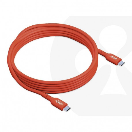 CLUB3D USB2 Type-C kahesuunaline USB-IF-sertifikaadiga andmesidekaabel 480Mb PD 240W(48V/5A) EPR M/M