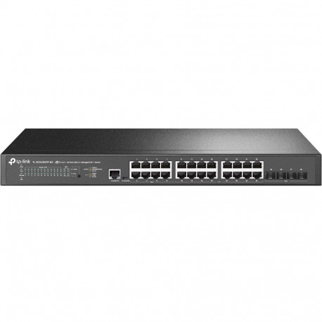 TP-Link JetStream 24-Port 2.5GBASE-T and 4-Port 10GE SFP+ L2+ Managed Switch with 16-Port PoE+ & 8-P