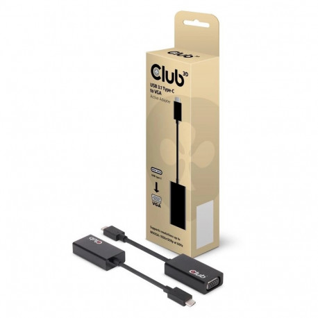 CLUB3D USB 3.1 Type C to VGA Active Adapter