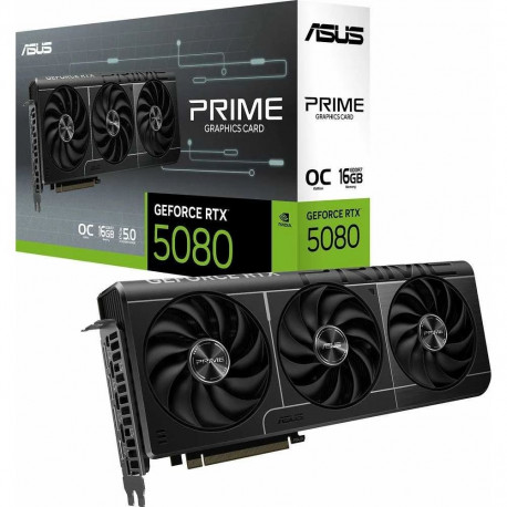 ASUS graafikakaart Prime -RTX5080-O16G NVIDIA GeForce RTX 5080 16 GB GDDR7