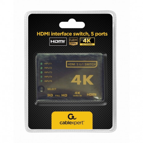 Gembird DSW-HDMI-53 video signālu komutators