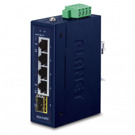 "Planet IGS-510TF 4-Port Gigabit Ethernet Switch"