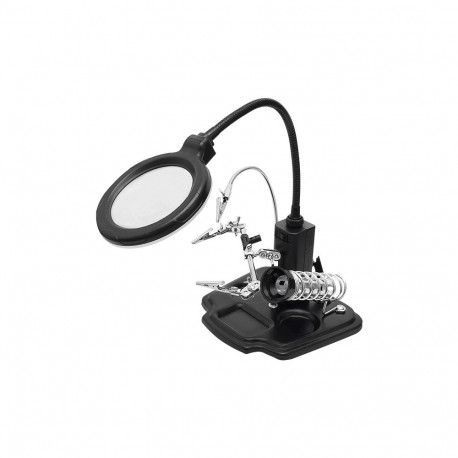 2292# Uchwyt trzecia ręka lupa lampka + zestaw