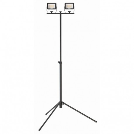 Lampa warsztatowa 2x30w smd led, 2x3300lm, statyw, ip65