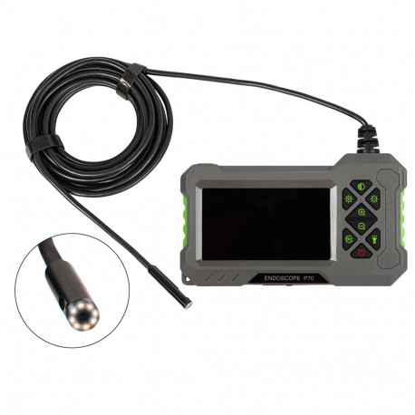 14-407# Endoskop kamera jednoobiektywowa 8mm 5m lcd 4,3 e-500