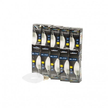 87-433# Żarówka led e14 c37 eco 5w neutralna 10szt