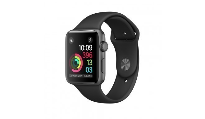 Watch Series 1, 38mm Space Grey Aluminium Case with Black Sport Band