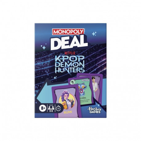 MONOPOLY card game Deal KPOP Demon hunters  (In Finnish lang.)