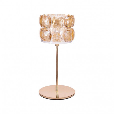 Candle holder CHANLE D8xH17cm, golden