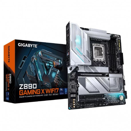 GIGABYTE Z890 GAMING X WIFI7 Motherboard - Supports Intel Core Ultra (Series 2) CPUs  16+1+2 phases 